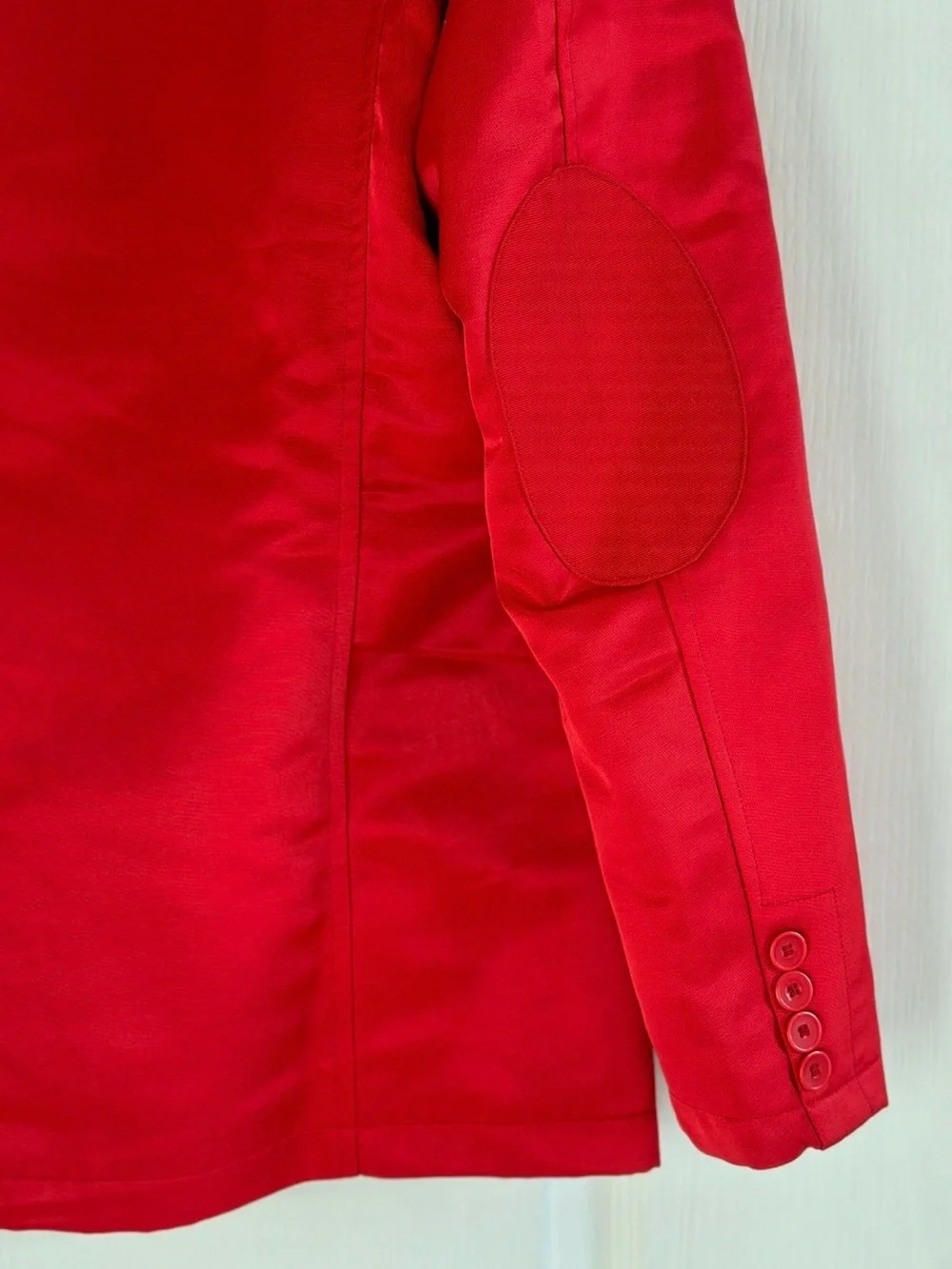 Rare Vintage Perruzo Men's Bright Red Two-Button Sport Blazer -Size XXL